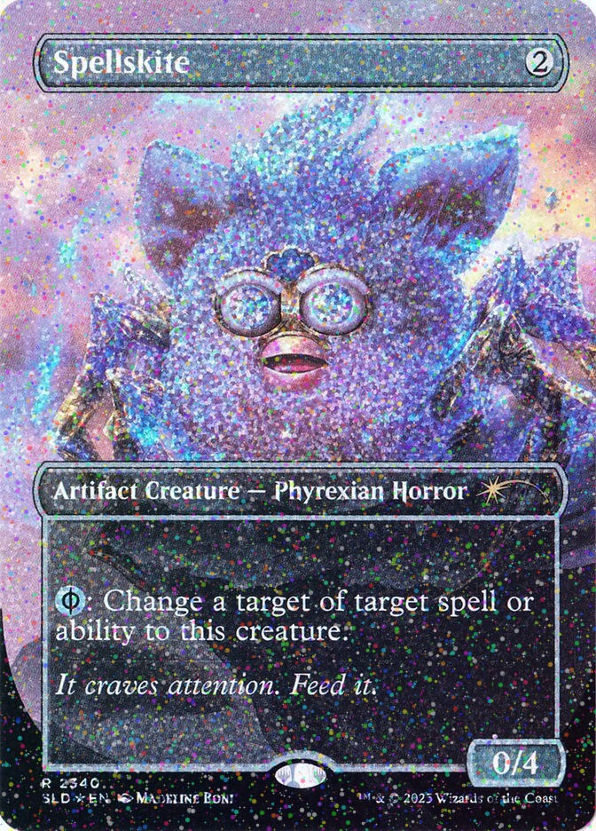 Spellskite (SLD) (2340) / Borderless / Confetti Foil