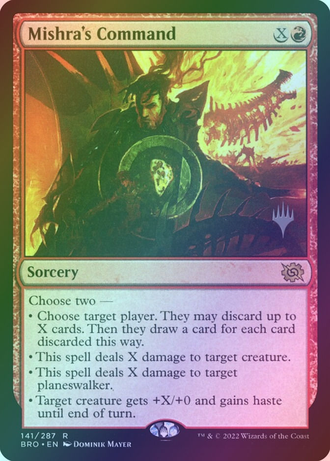 Mishra's Command (PBRO) (141p) / Foil