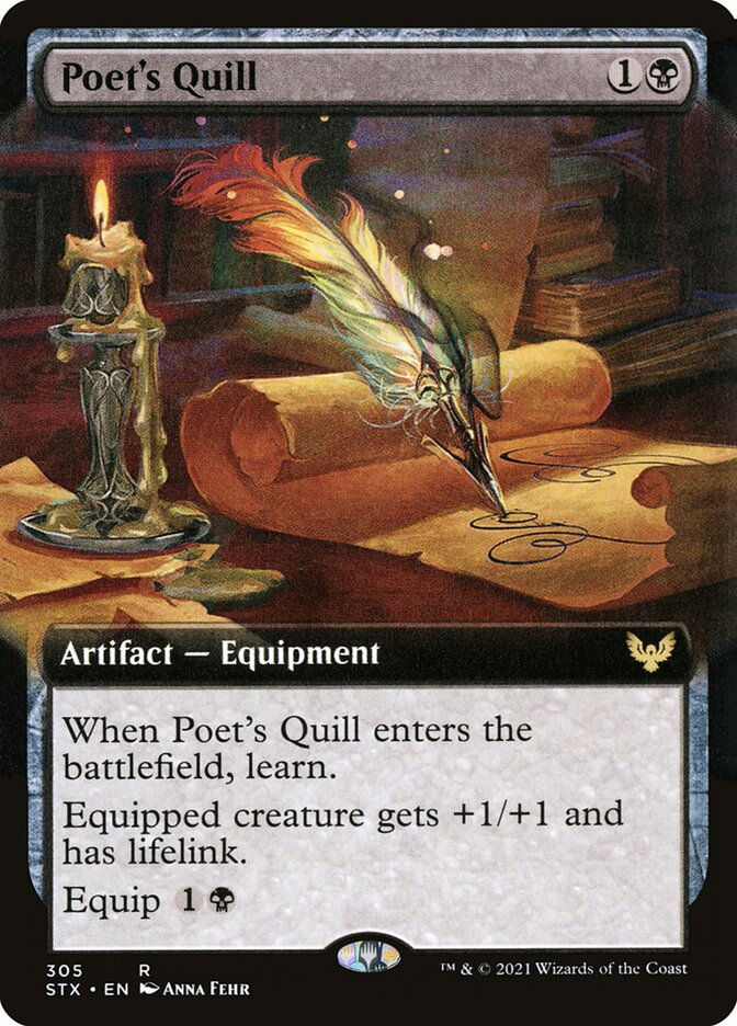 Poet's Quill (STX) (305) / Extended Art