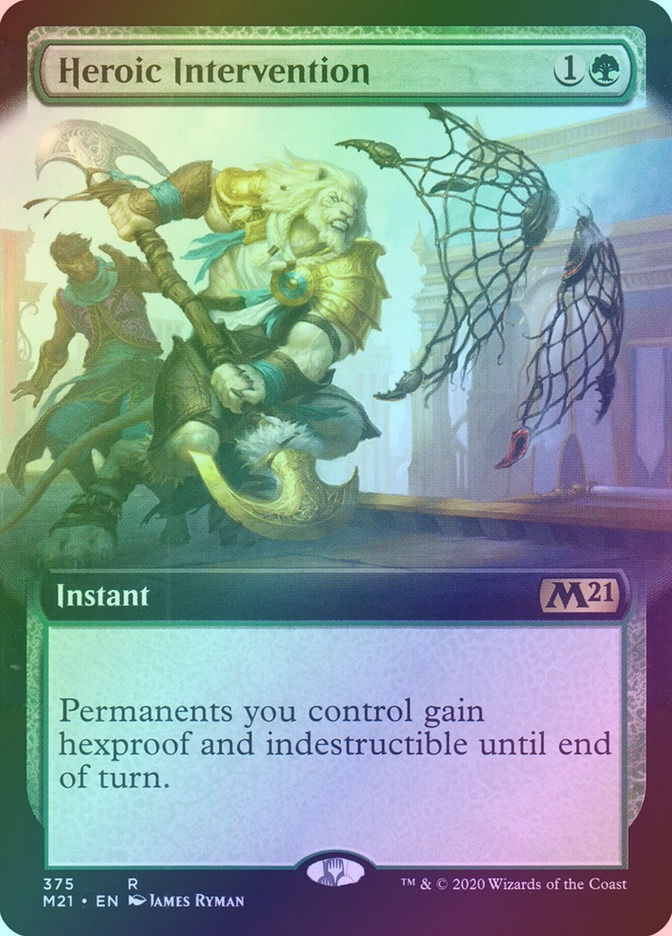 Heroic Intervention (M21) (375) / Extended Art / Foil