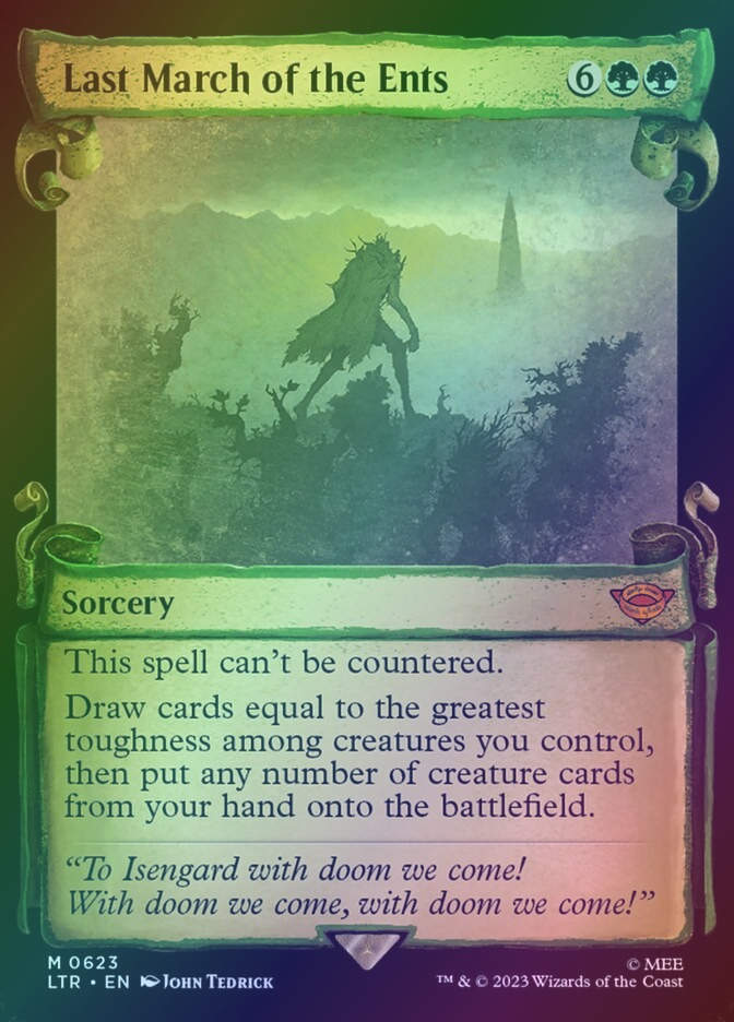 Last March of the Ents (LTR) (623) / Showcase / Foil