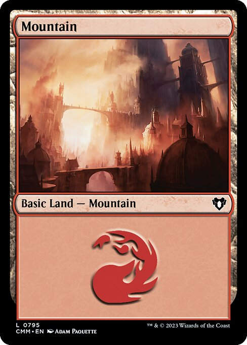 Mountain (cmm) (cmm_795) (Commander Deck)