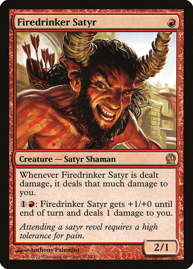Firedrinker Satyr (THS) (122)