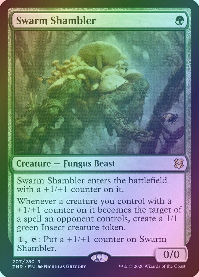 Swarm Shambler (ZNR) (207) / Foil