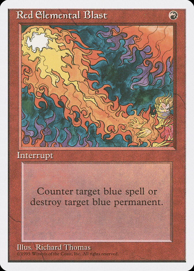 Red Elemental Blast (4ED) (218)