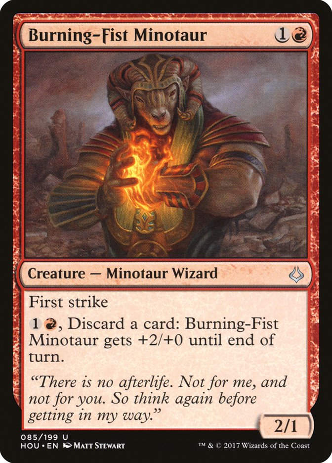 Burning-Fist Minotaur (HOU) (85)