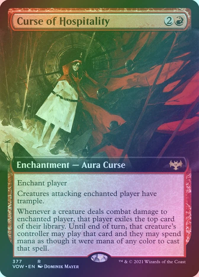 Curse of Hospitality (VOW) (377) / Extended Art / Foil