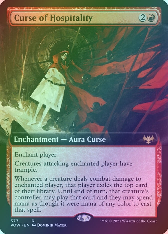 Curse of Hospitality (VOW) (377) / Extended Art / Foil