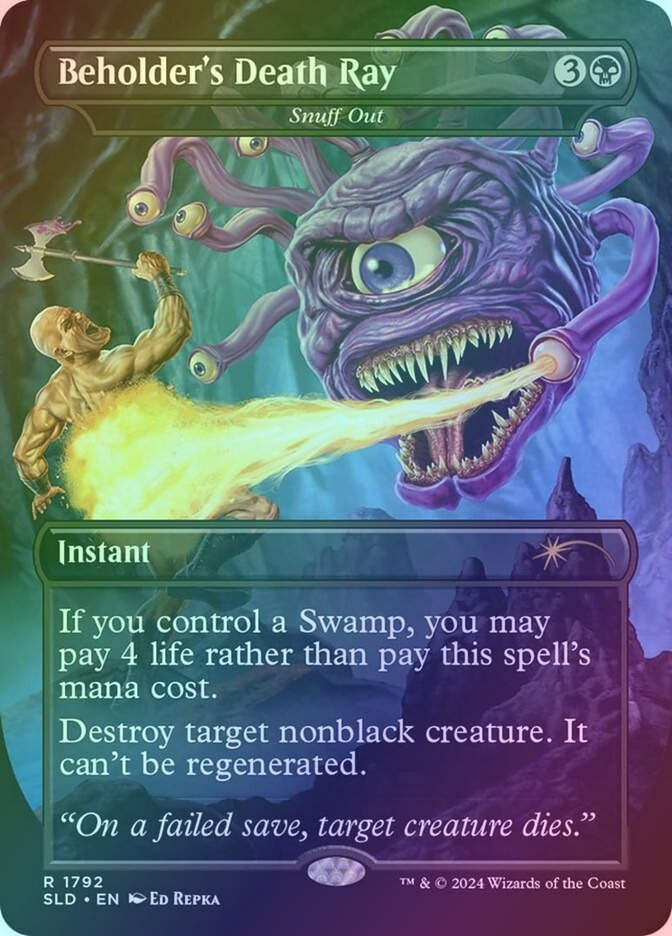 Snuff Out (SLD) (1792) / Borderless / Foil