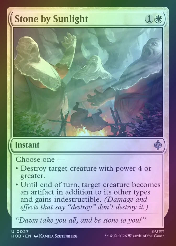 Stone by Sunlight (HOB) (27) / Foil