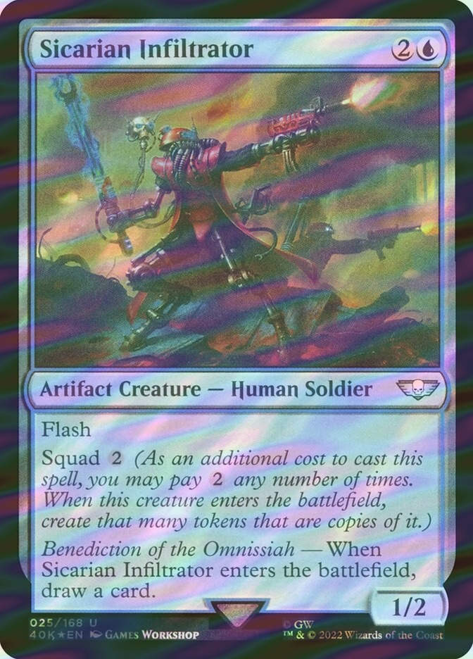 Sicarian Infiltrator (40K) (25★) / Surge Foil