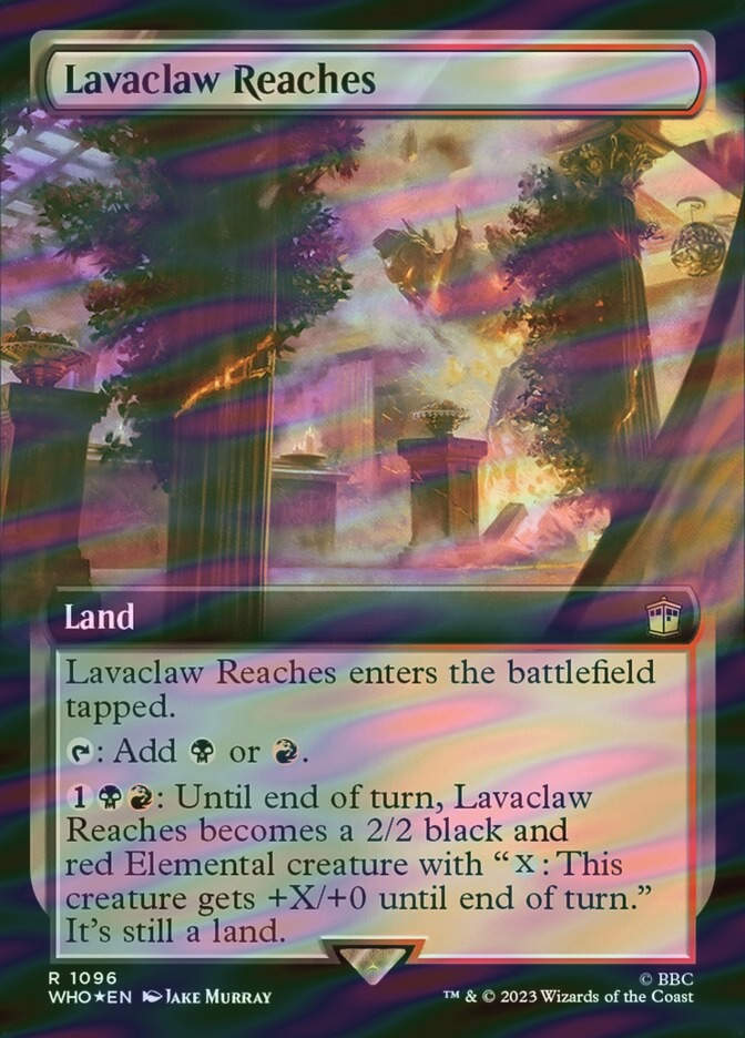 Lavaclaw Reaches (WHO) (1096) / Extended Art / Surge Foil