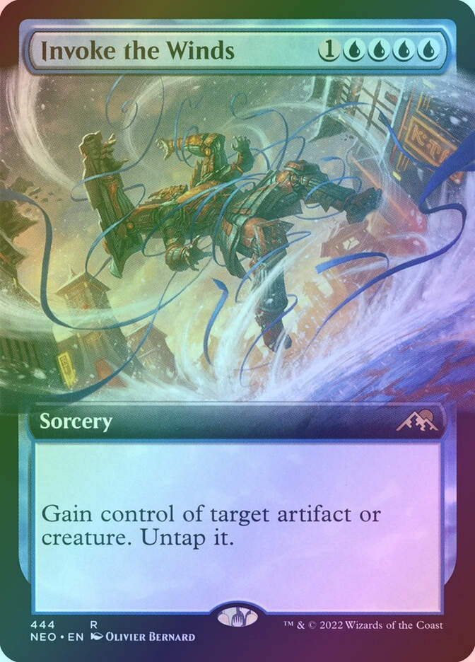 Invoke the Winds (NEO) (444) / Extended Art / Foil