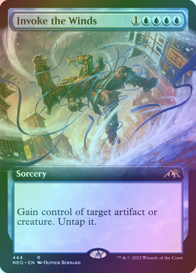 Invoke the Winds (NEO) (444) / Extended Art / Foil