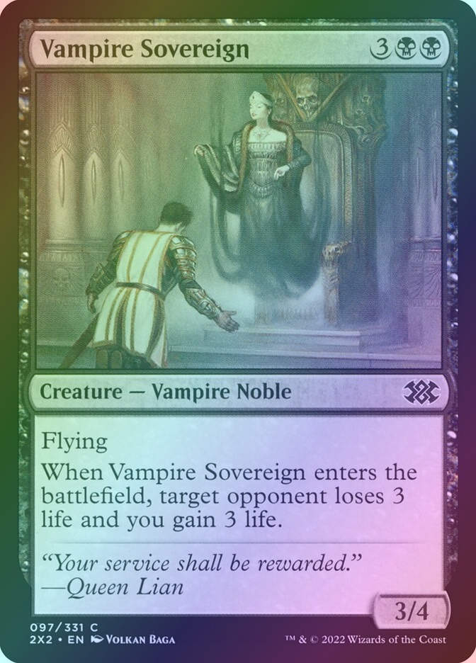 Vampire Sovereign (2X2) (97) / Foil