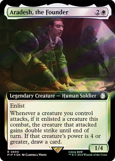 Aradesh, the Founder (pip) (890) / Extended Surge Foil