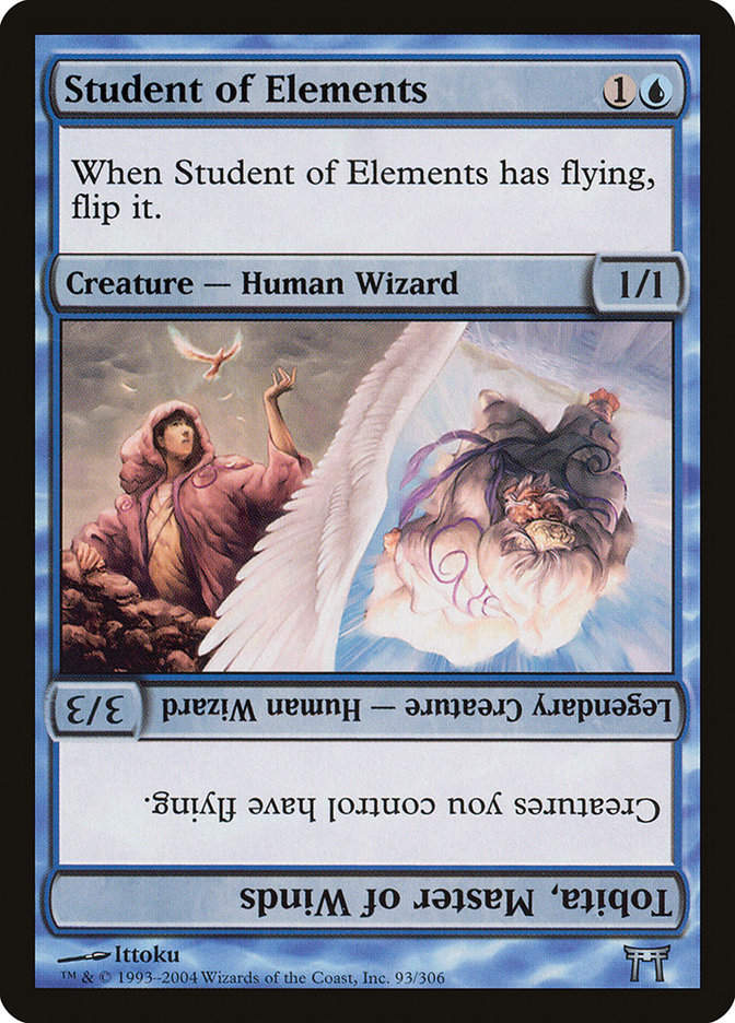Student of Elements // Tobita, Master of Winds (CHK) (93)