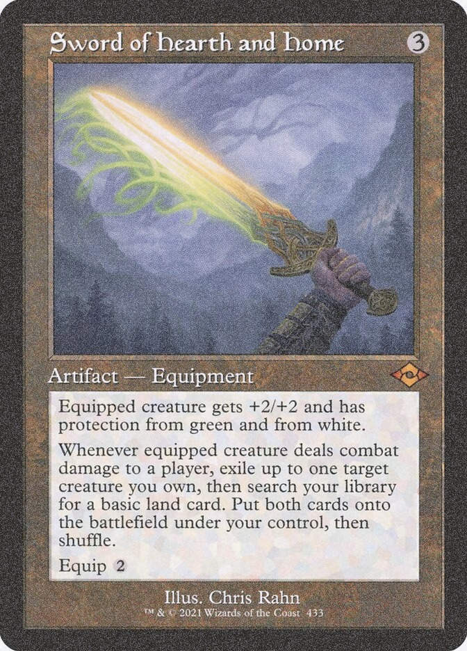 Sword of Hearth and Home (MH2) (433) / Foil Etched