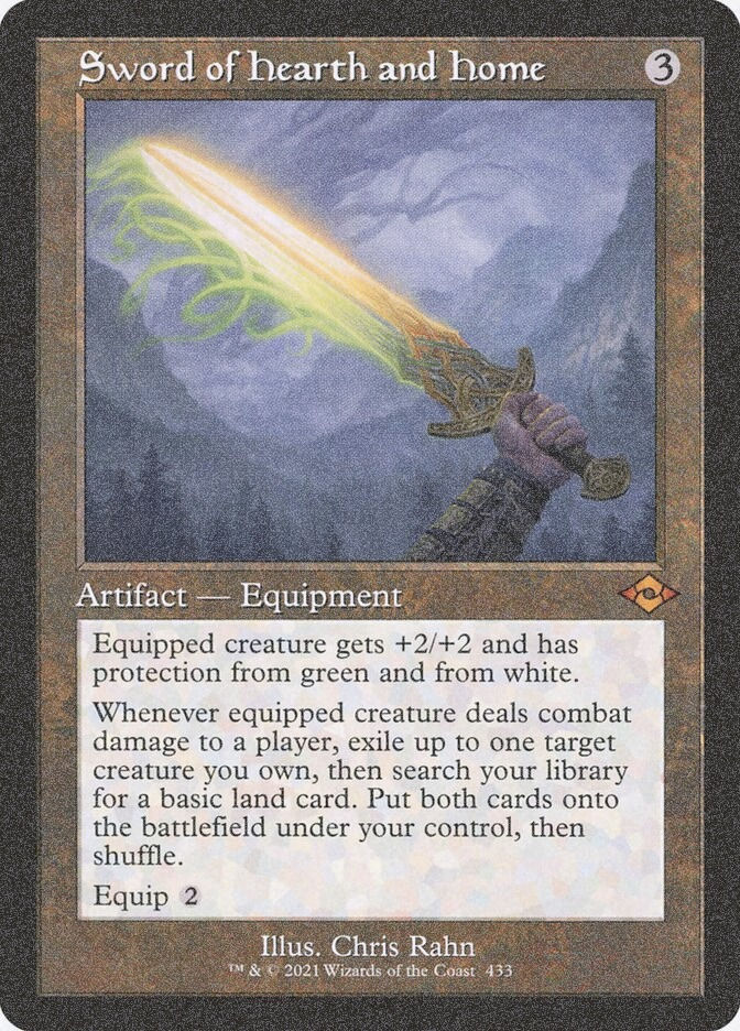 Sword of Hearth and Home (MH2) (433) / Foil Etched