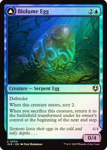 Biolume Egg // Biolume Serpent (INR) (54) / Foil