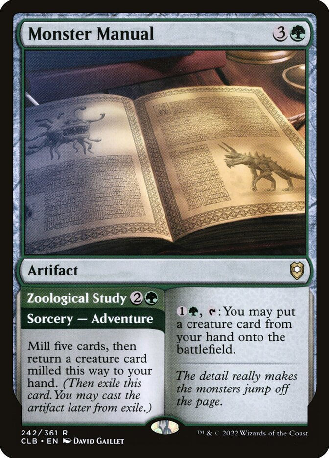 Monster Manual // Zoological Study (CLB) (242)