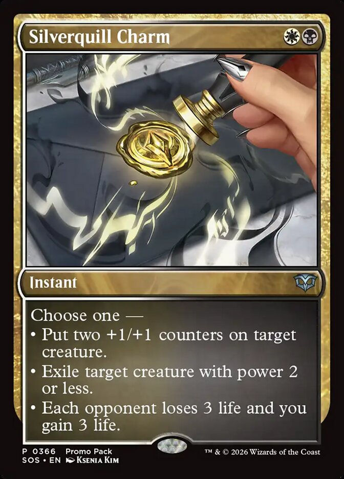 Silverquill Charm (SOS) (366)