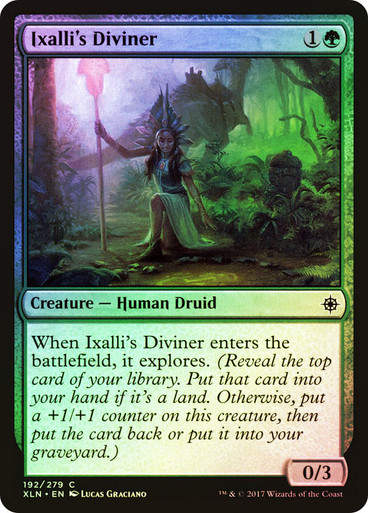 Ixalli's Diviner (XLN) (192) / Foil