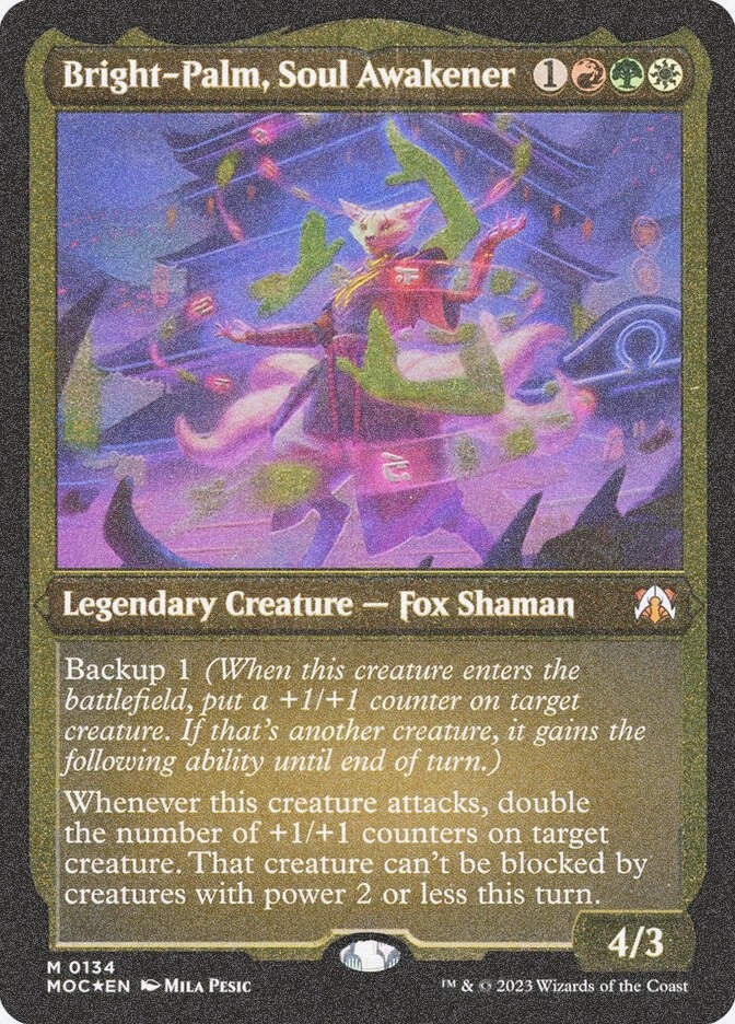 Bright-Palm, Soul Awakener (MOC) (134) Display token