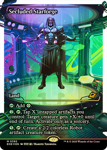 Secluded Starforge (EOE) (392) / Showcase Fracture Foil
