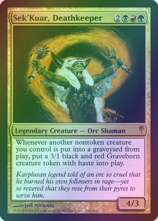 Sek'Kuar, Deathkeeper (CSP) (131) / Foil