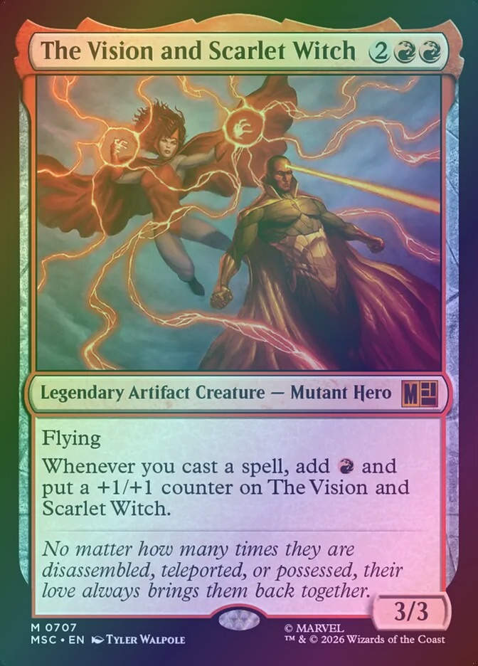 The Vision and Scarlet Witch (MSC) (707) / Foil
