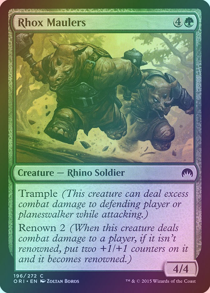 Rhox Maulers (ORI) (196) / Foil