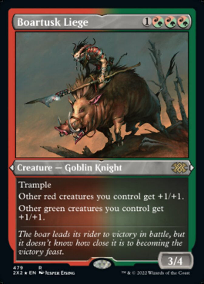 Boartusk Liege (2X2) / Etched Foil