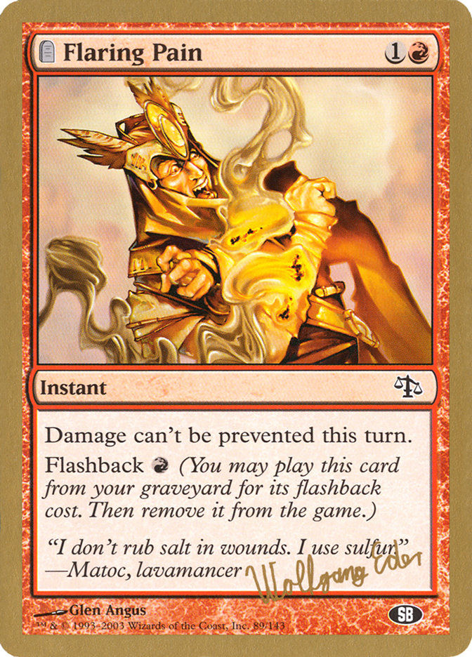 Flaring Pain (WC03) (we89sb)