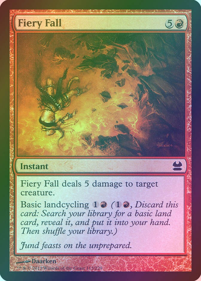 Fiery Fall (MMA) (113) / Foil