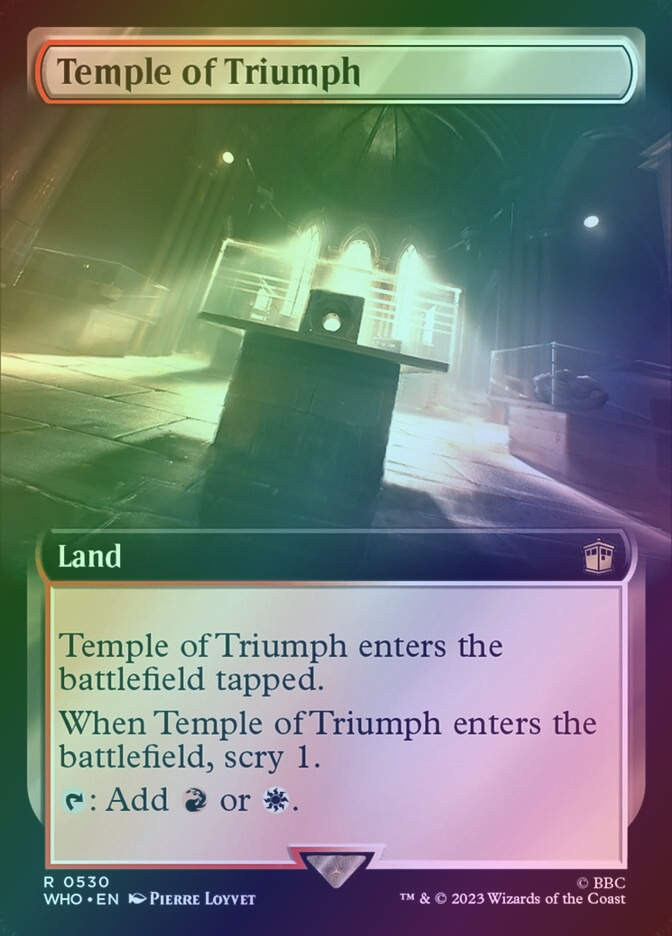 Temple of Triumph (WHO) (530) / Extended Art / Foil