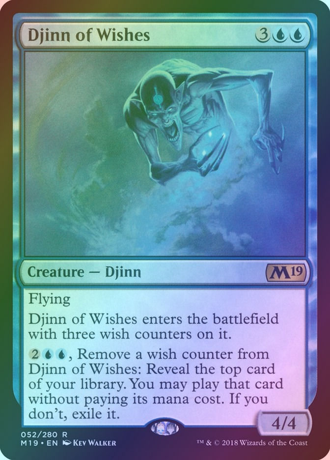 Djinn of Wishes (M19) (52) / Foil