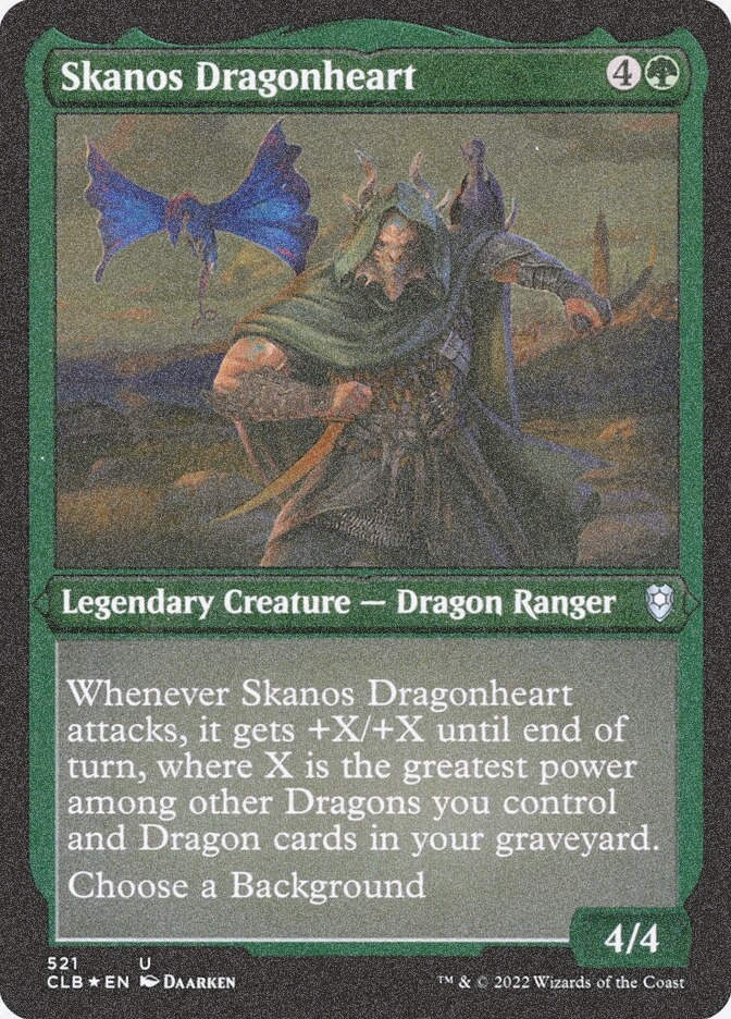Skanos Dragonheart (CLB) (521) / Foil Etched