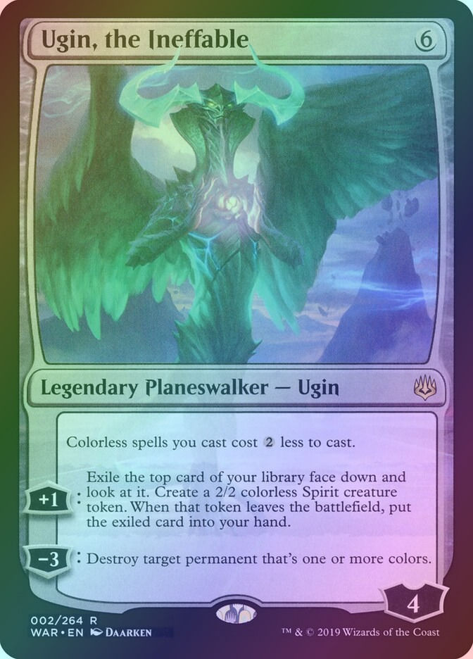 Ugin, the Ineffable (WAR) (2) / Foil