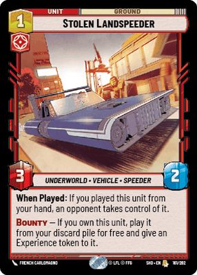 Stolen Landspeeder (SHD_#161/262) / Foil