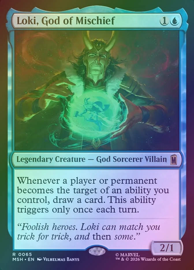 Loki, God of Mischief (MSH) (65) / Foil