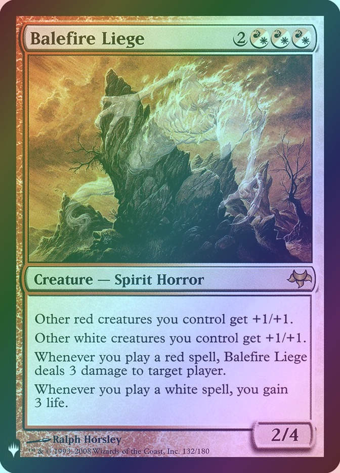 Balefire Liege (PLST) (EVE-132) / Foil