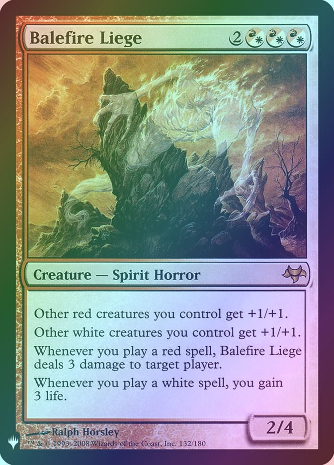 Balefire Liege (PLST) (EVE-132) / Foil