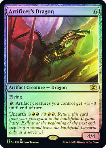 Artificer's Dragon (BRO) / Set Booster Foil