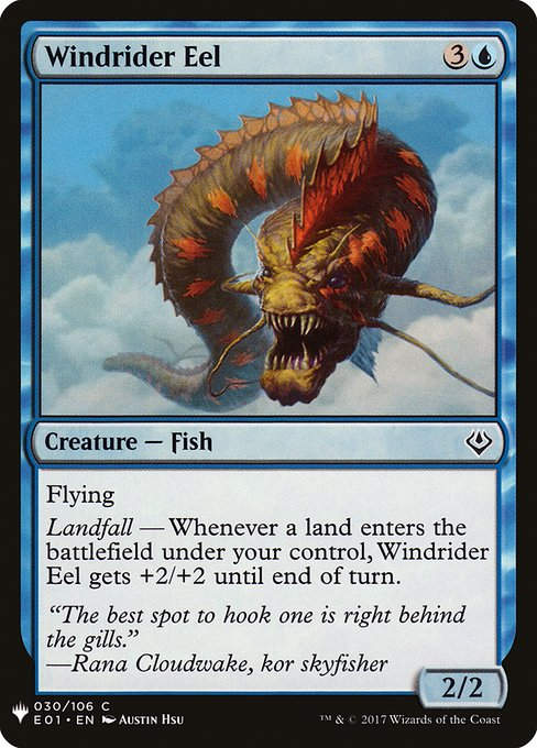 Windrider Eel (PLST) (E01-30)