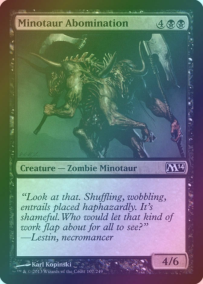 Minotaur Abomination (M14) (107) / Foil
