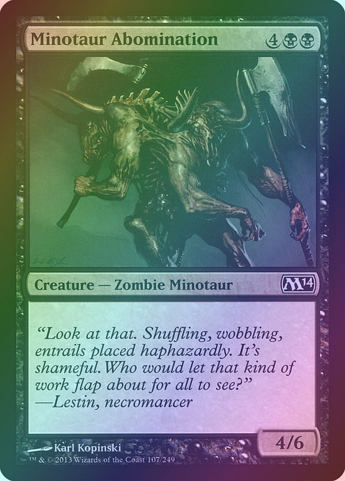 Minotaur Abomination (M14) (107) / Foil