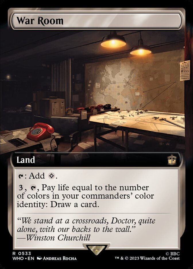 War Room (WHO) (533) / Extended Art