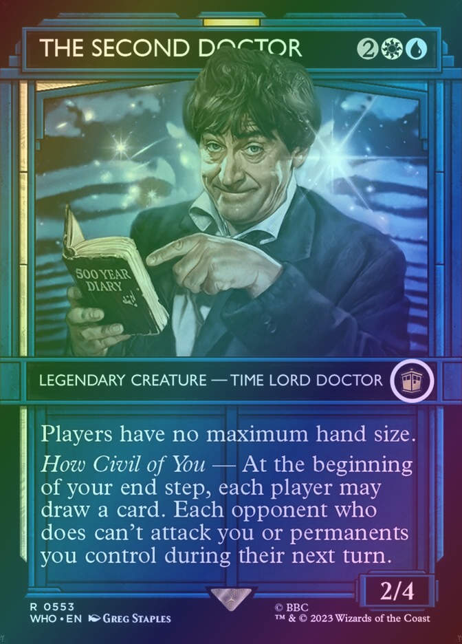 The Second Doctor (WHO) (553) / Borderless / Showcase / Foil