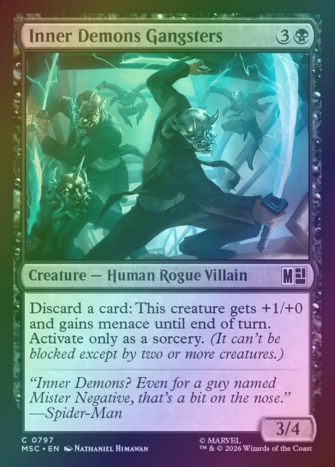 Inner Demons Gangsters (MSC) (797) / Foil